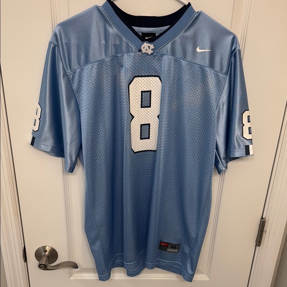 Vintage North Carolina Nike football jersey youth